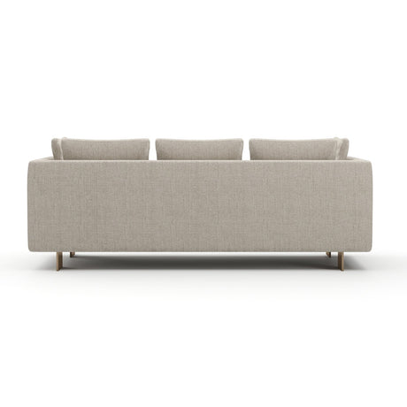White Chenille Sofa  | Caracole Altura