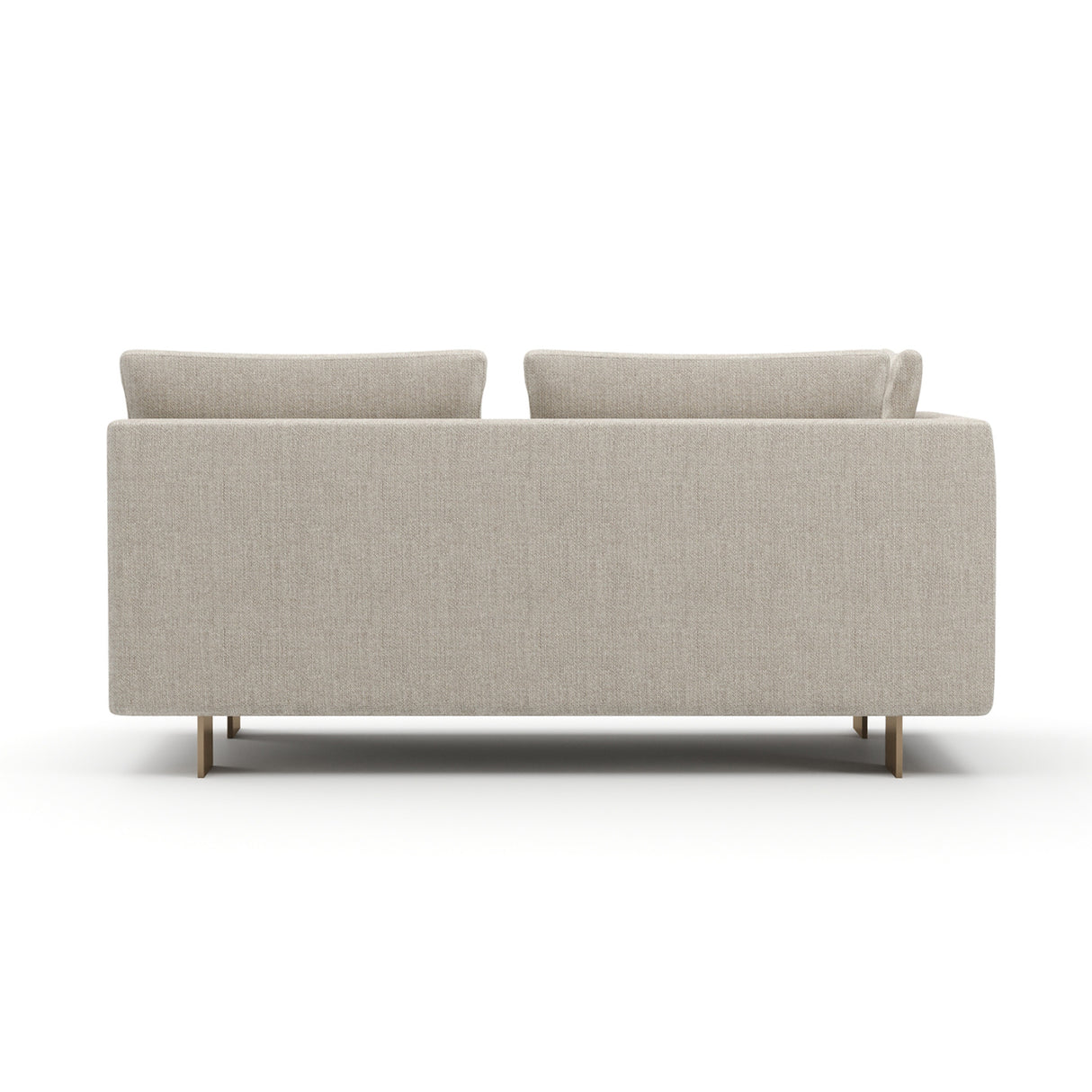   White Chenille Loveseat | Oroa.com