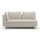 White Chenille Loveseat – Altura – alternate view 7