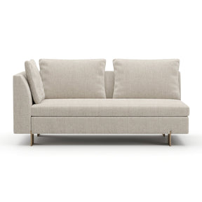 White Chenille Loveseat – Altura – alternate view 7
