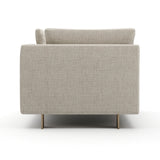 White Chenille Chaise Lounge | Caracole Altura