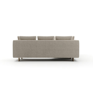   White Chenille Sectional Sofa S | Oroa.com