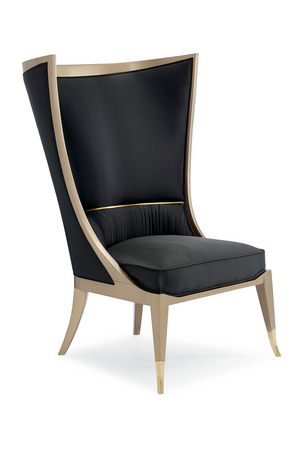 Curved Wingback Chair | Caracole Pop Your Collar | Oroa.com