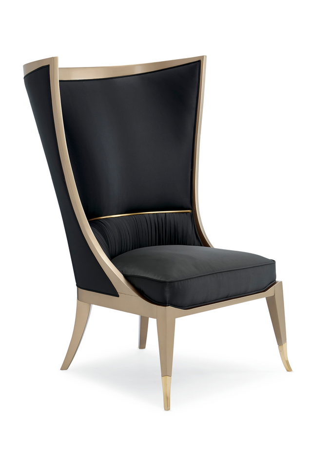Curved Wingback Chair | Caracole Pop Your Collar | Oroa.com