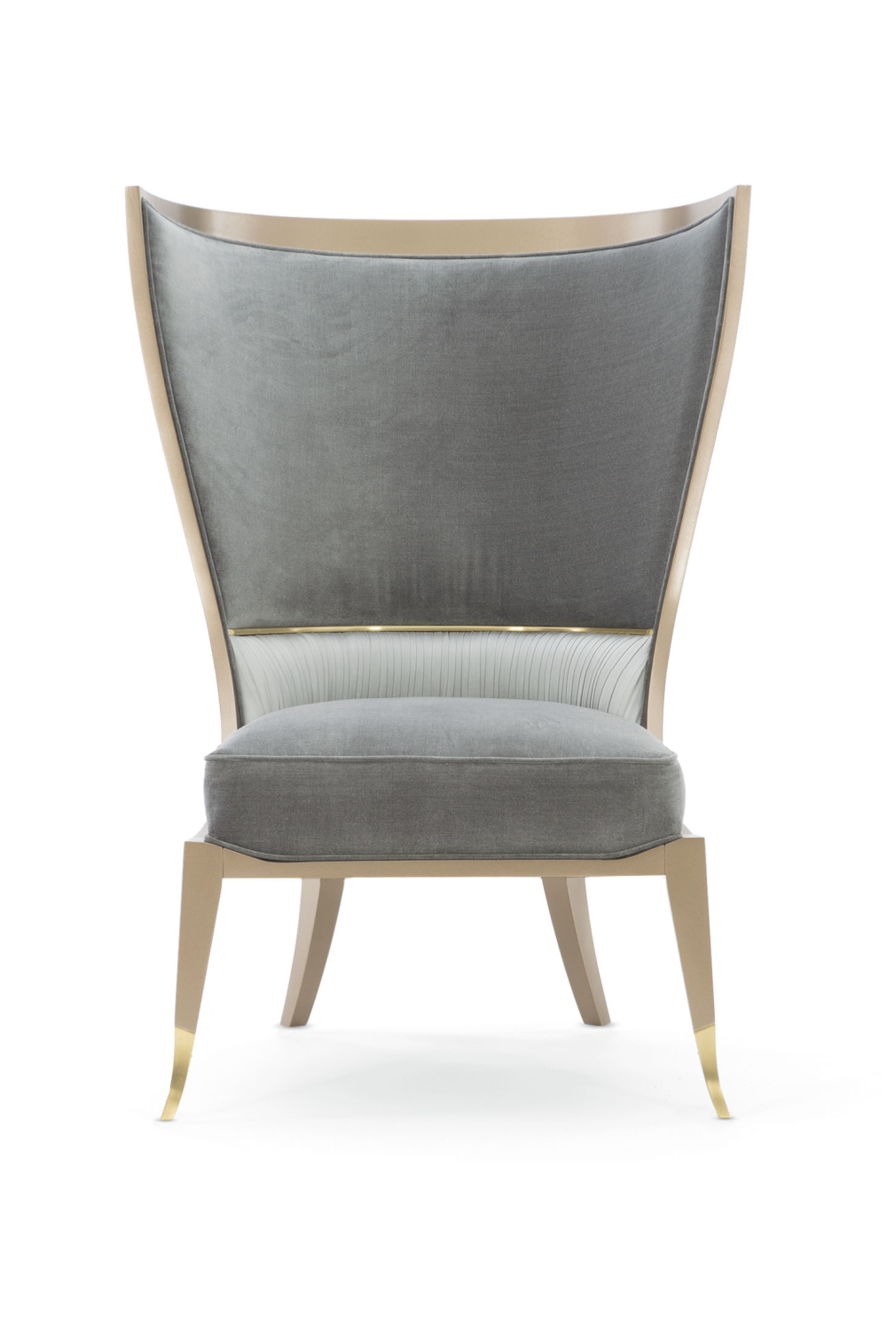 Curved Wingback Chair | Caracole Pop Your Collar | Oroa.com