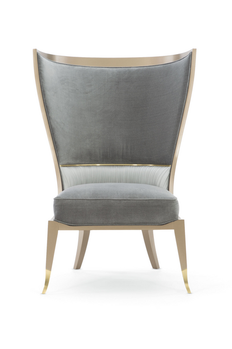 Curved Wingback Chair | Caracole Pop Your Collar | Oroa.com