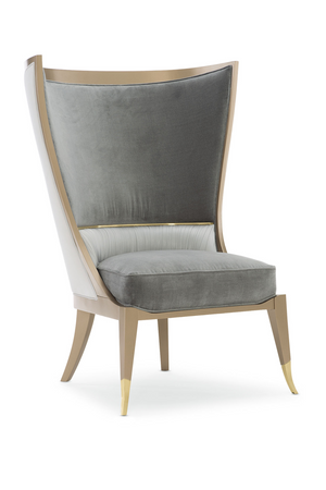 Curved Wingback Chair | Caracole Pop Your Collar | Oroa.com
