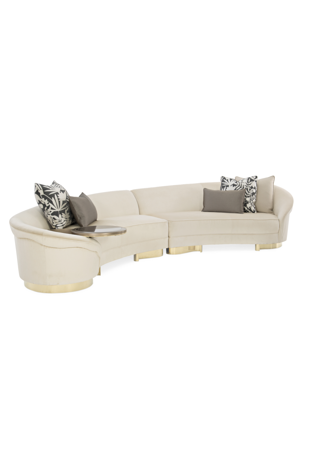 Curved Modern Sectional Sofa | Caracole Grand Opening | Oroa.com
