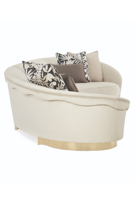 Curved Modern Sectional Sofa | Caracole Grand Opening | Oroa.com