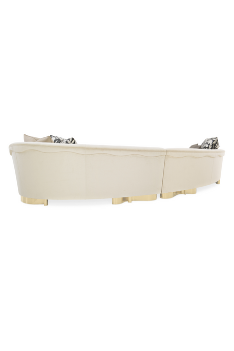 Curved Modern Sectional Sofa | Caracole Grand Opening | Oroa.com