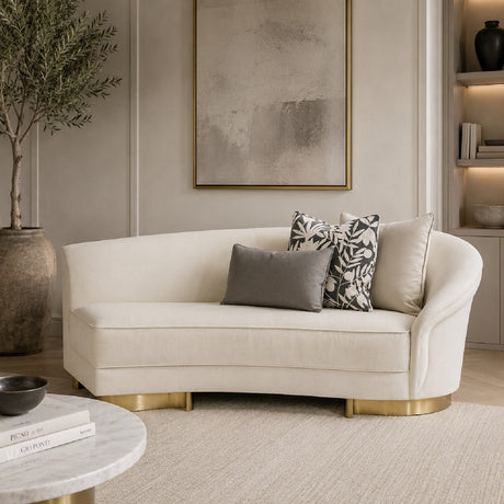   Curved Modern Sectional Sofa | Oroa.com