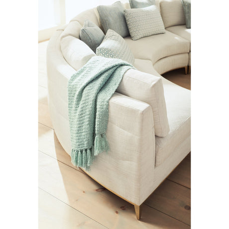 Wavy Quilted Sectional Sofa | Caracole Under Currents