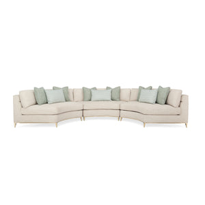   Wavy Quilted Sectional Sofa | Oroa.com