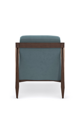 Blue Velvet Occasional Chair | Caracole Rope Me In | Oroa.com