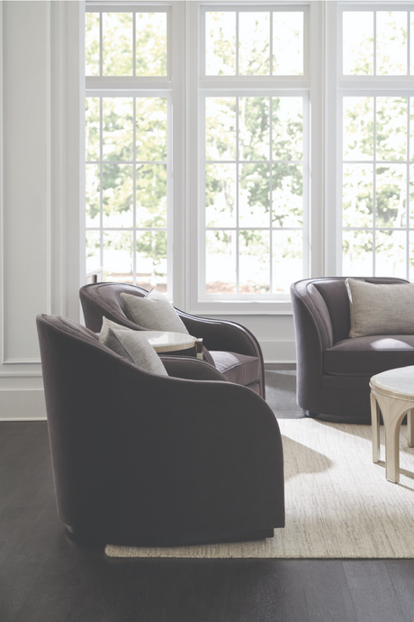 Black Organic-Shaped Sofa | Caracole Eclipse | Oroa.com