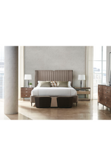 Mohair Storage Ottoman | Caracole Pollux | Oroa.com