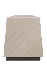 Faceted Modern Ottoman | Caracole Gemini | Oroa.com