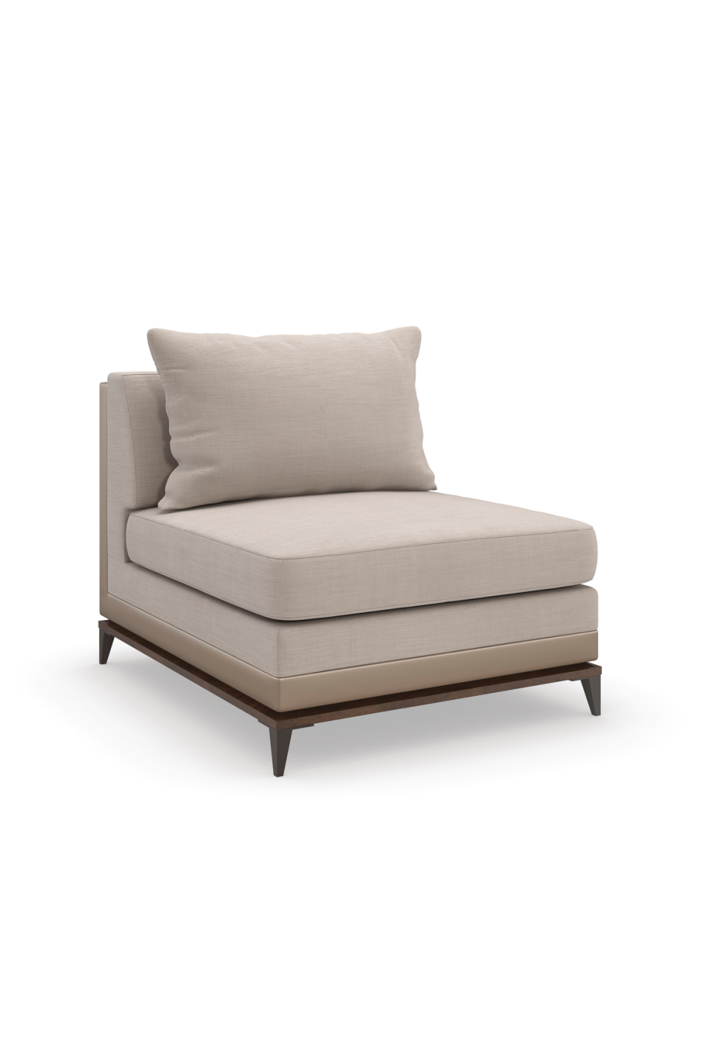 Taupe Modern Sectional Sofa | Caracole Archipelago | Oroa.com