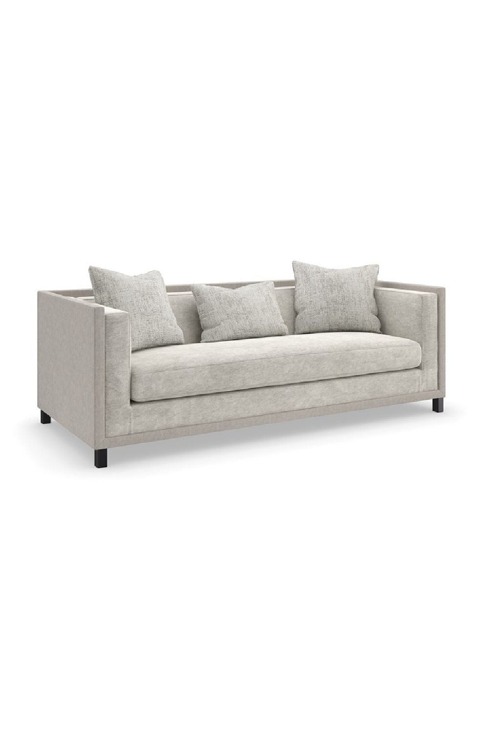Light Gray Sofa | Caracole Tuxedo | Oroa.com