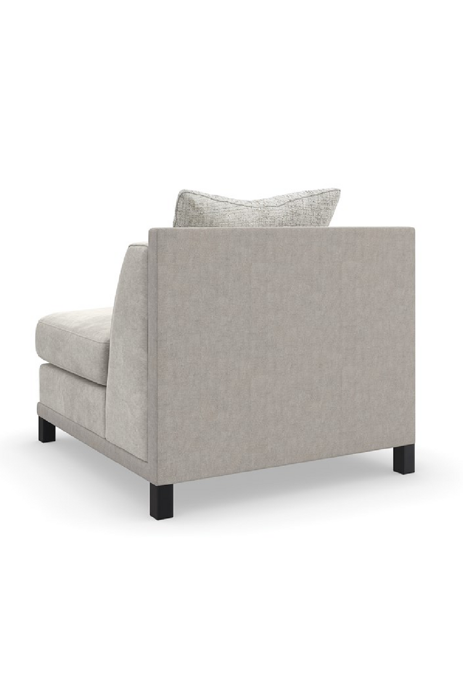 Rear view of the chair with back panel