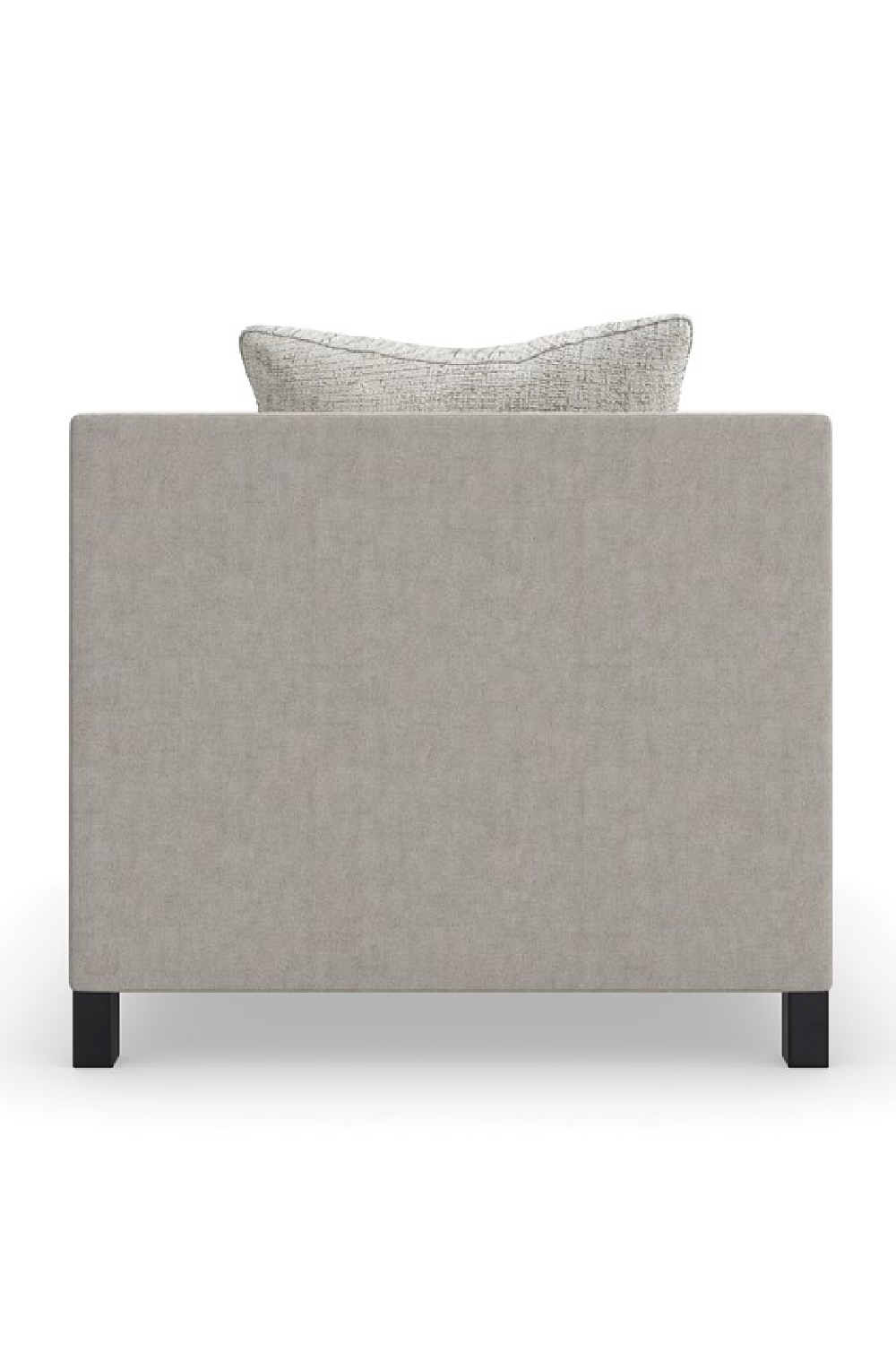 Light Gray Sectional Chair | Caracole Tuxedo | Oroa.com