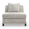 Light Gray Sectional Chair | Caracole Tuxedo | Oroa.com