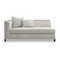 Light Gray Sectional Chair | Caracole Tuxedo | Oroa.com