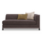 Brown Upholstered Sectional Chair | Caracole Tuxedo | Oroa.com