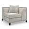 Light Gray Sectional Chair | Caracole Tuxedo | Oroa.com