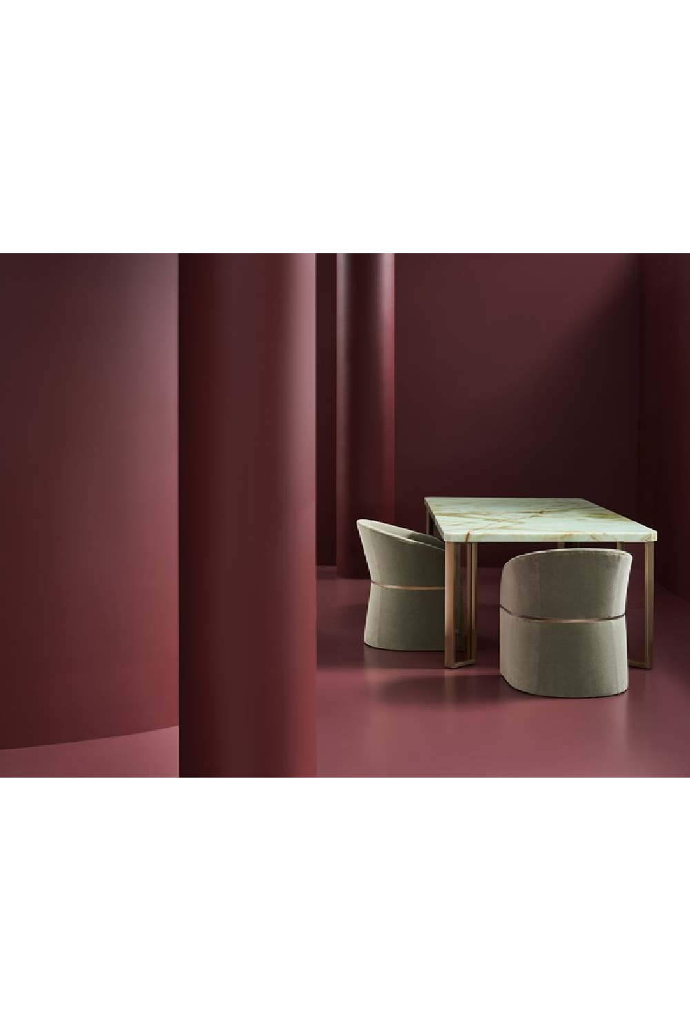 Curved Back Accent Chair | Caracole Dune | Oroa.com