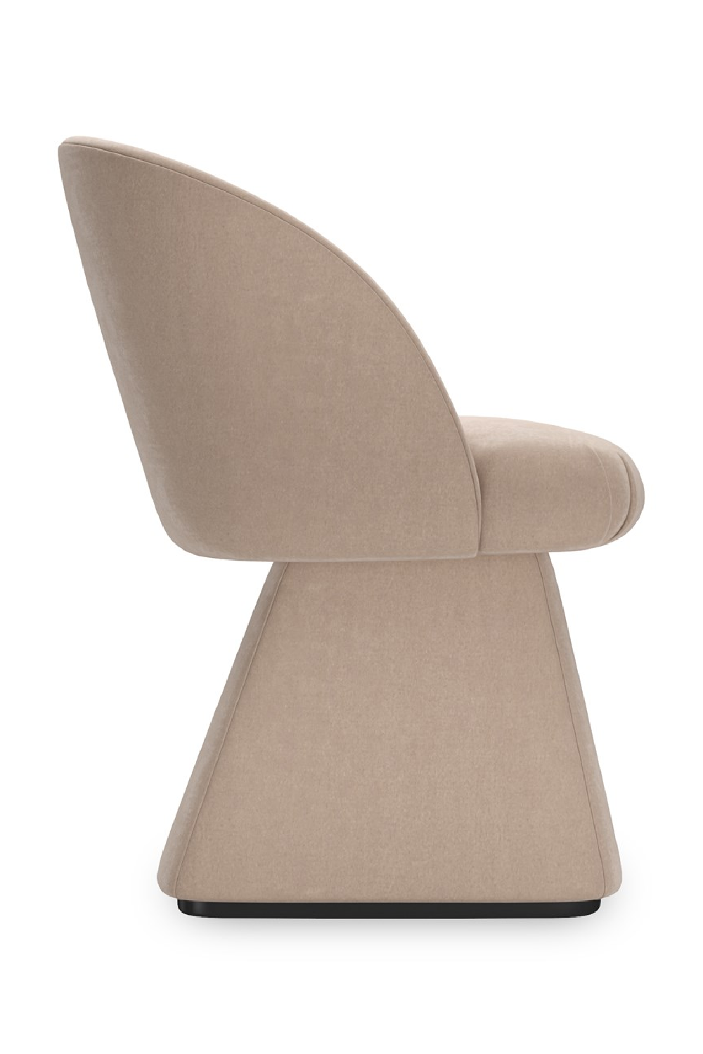 Taupe Velvet Swivel Chair | Caracole Vuelta | Oroa.com