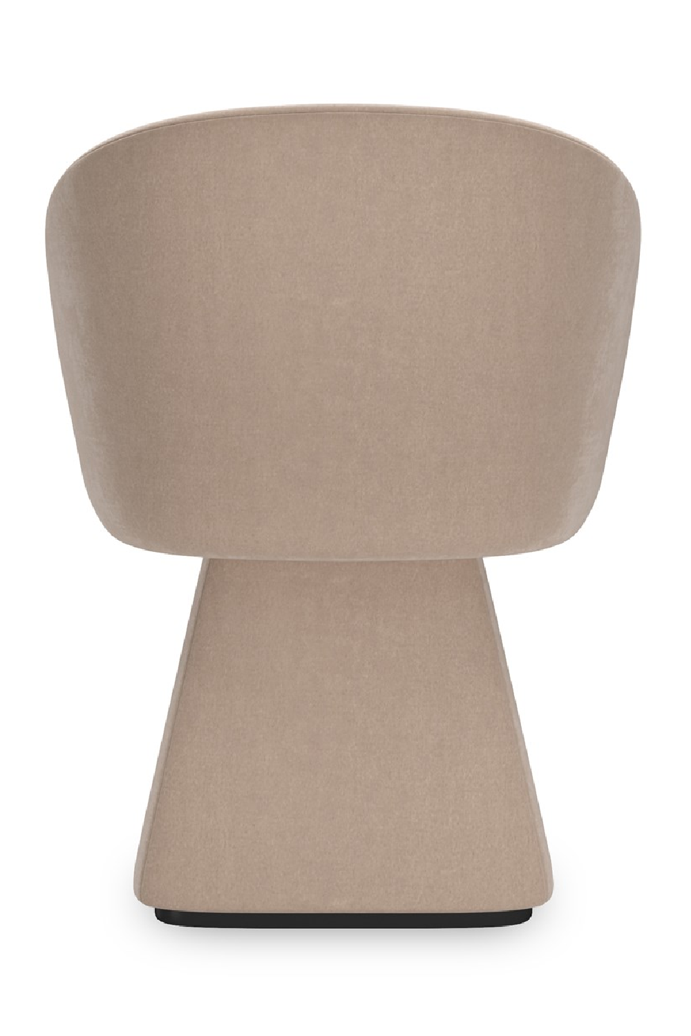 Taupe Velvet Swivel Chair | Caracole Vuelta | Oroa.com