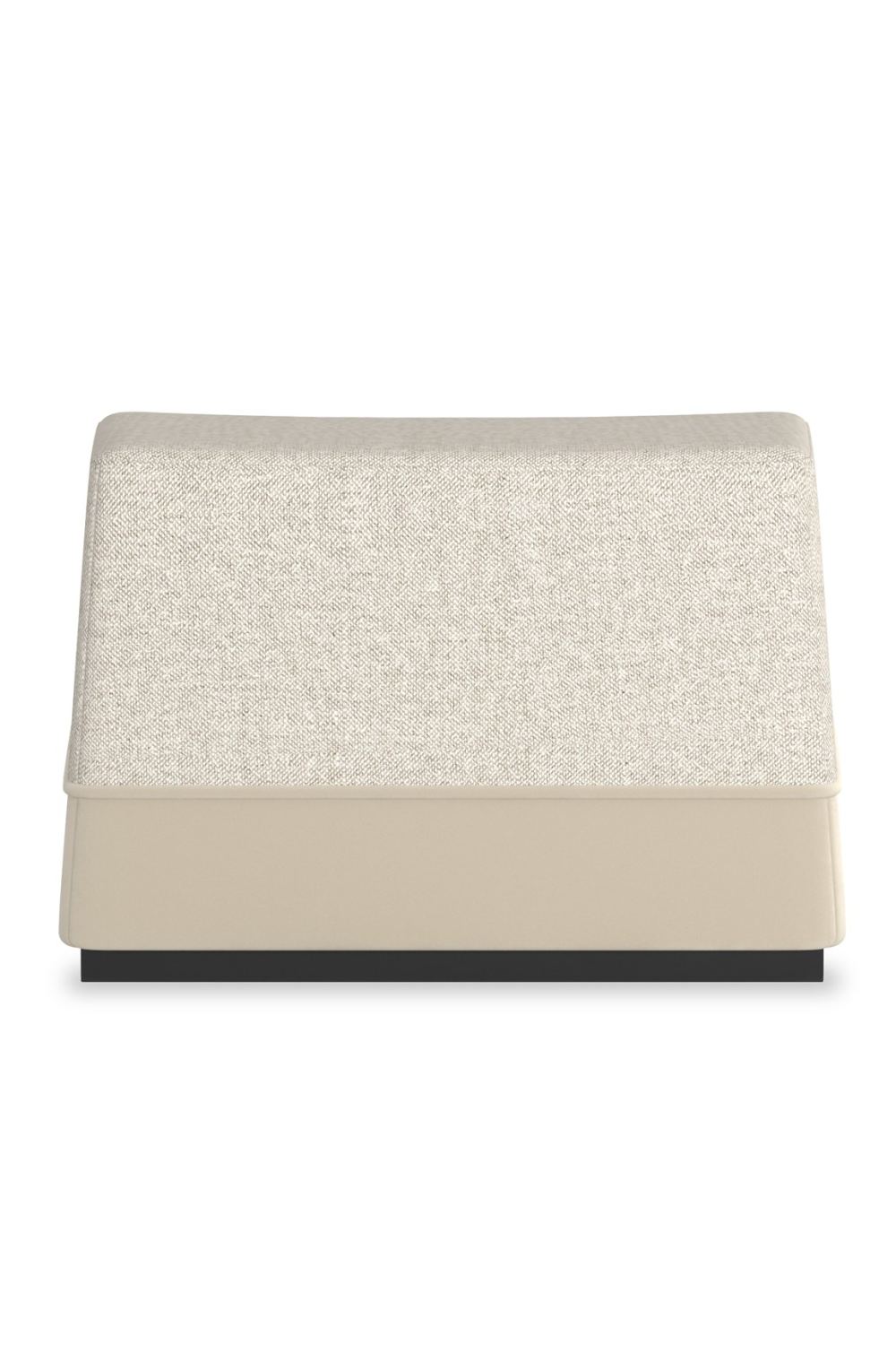 Gray Tweed Ottoman | Caracole Et Voila | Oroa.com
