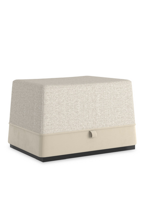 Gray Tweed Ottoman | Caracole Et Voila | Oroa.com