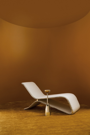 Modern Sculptural Chaise | Caracole Parallax | Oroa.com