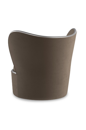 Dark Taupe Swivel Chair | Caracole Mariposa | Oroa.com