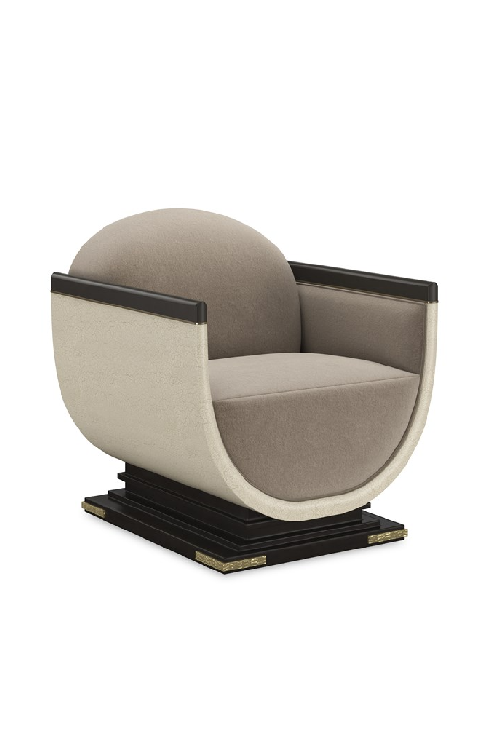 Scooped Frame Accent Chair | Caracole Helena | Oroa.com