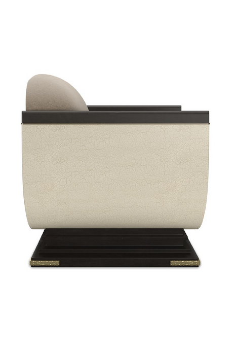 Scooped Frame Accent Chair | Caracole Helena | Oroa.com