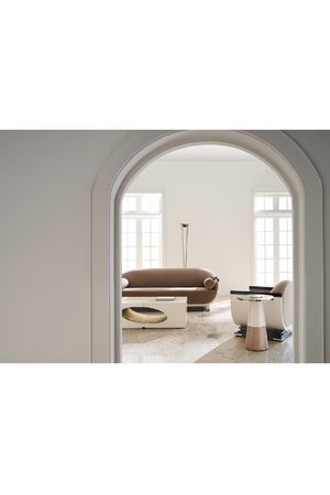 Scooped Frame Accent Chair | Caracole Helena | Oroa.com