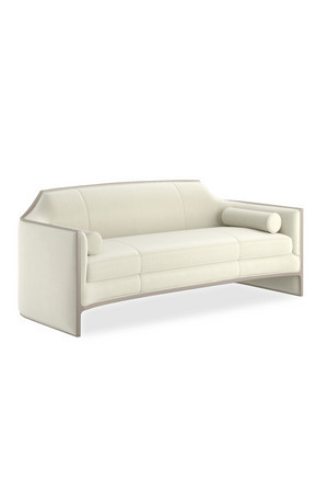 White Velvet Sofa | Caracole The Cat's Meow | Oroa.com