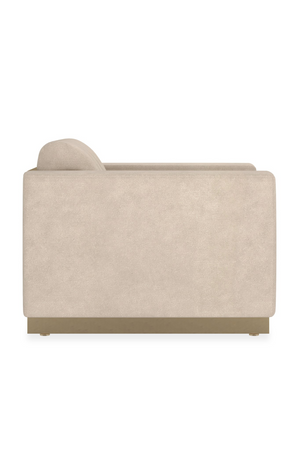 Cream Channeled Lounge Chair | Caracole Well Balanced | Oroa.com