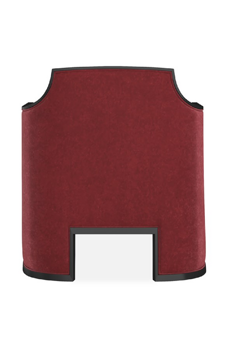 Velvet Angular Lounge Chair | Caracole The Cat's Meow | Oroa.com