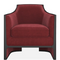 Velvet Angular Lounge Chair | Caracole The Cat's Meow | Oroa.com