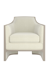 Velvet Upholstered Lounge Chair | Caracole The Cat's Meow | Oroa.com