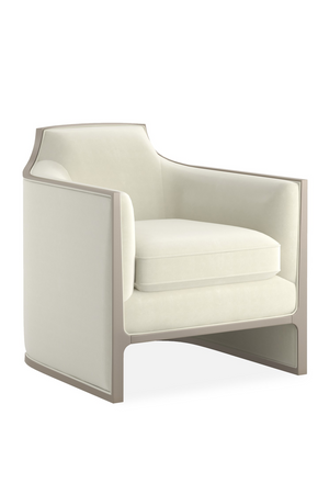 Velvet Upholstered Lounge Chair | Caracole The Cat's Meow | Oroa.com