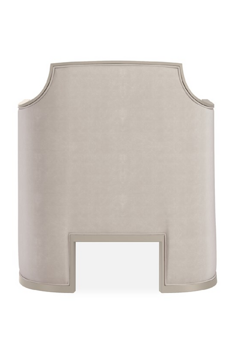 Velvet Angular Lounge Chair | Caracole The Cat's Meow | Oroa.com