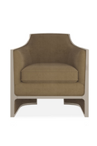Velvet Angular Lounge Chair | Caracole The Cat's Meow | Oroa.com