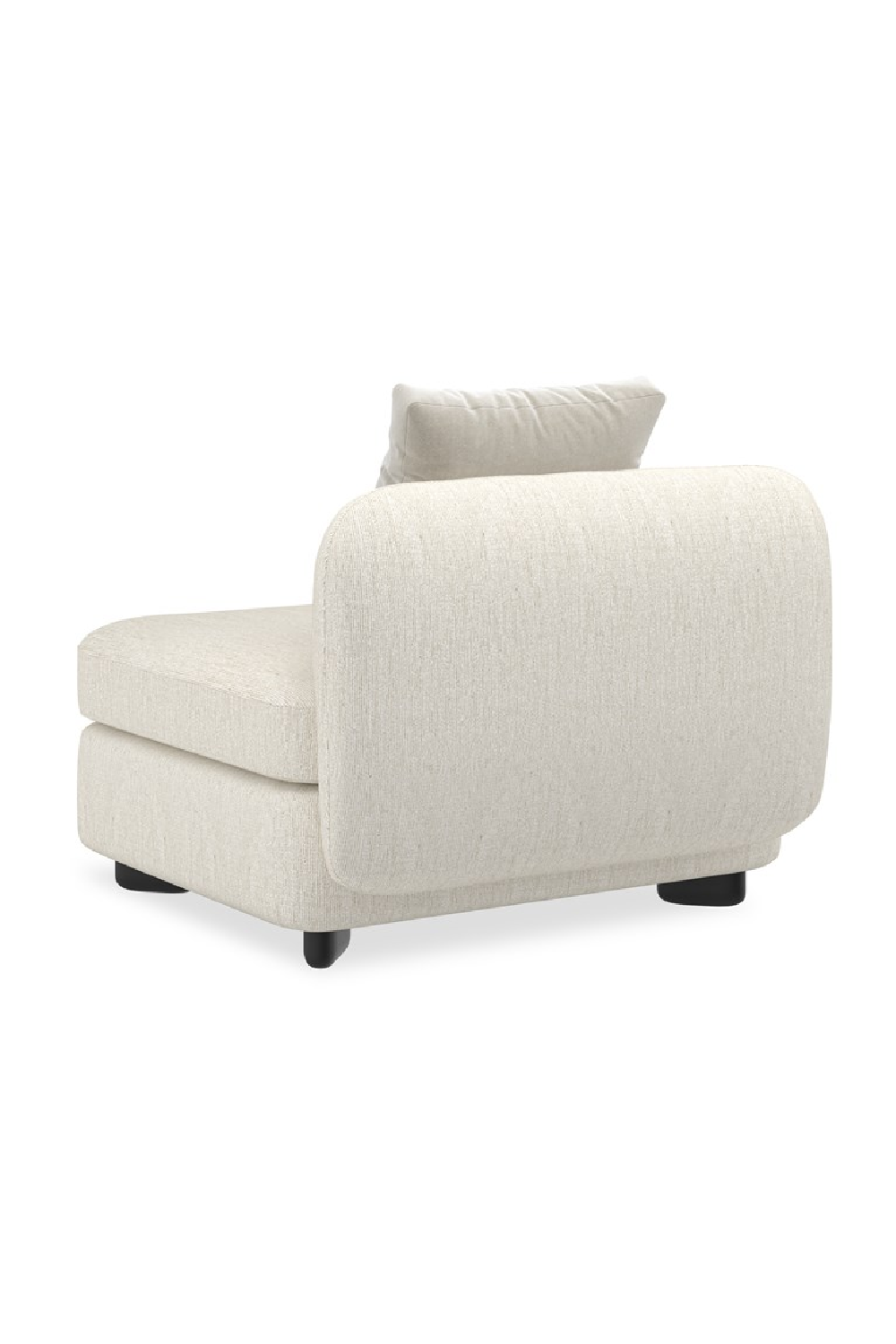 Ivory Linen Sectional Chair | Caracole Lumi | Oroa.com