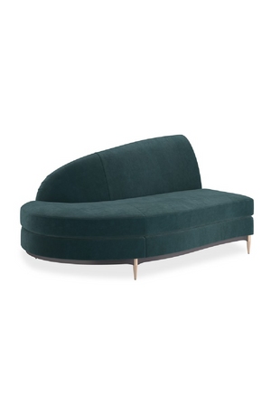 Green Velvet Sectional Sofa | Caracole Three's Company | Oroa.com