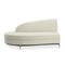 White Velvet Sectional Sofa | Caracole Three's Company | Oroa.com